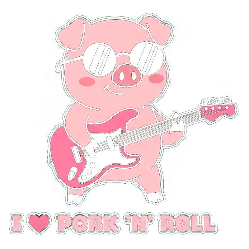 Pork n' Roll Pig Guitar