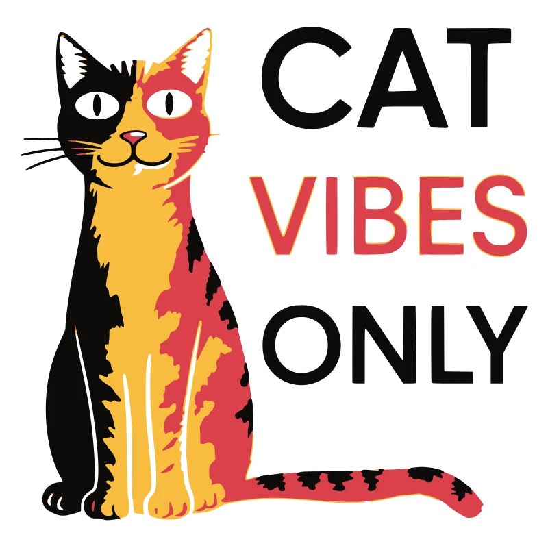 Cats Vibes Only Design