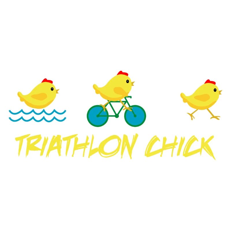 Poussin de triathlon
