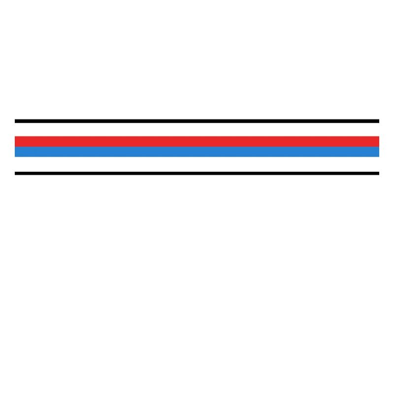 Corée - Corée du Sud couleurs rayures