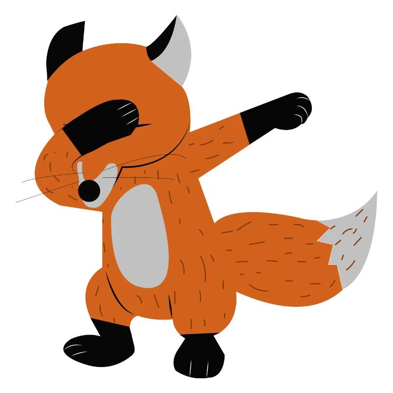 Dabbing Fox Fox Dab