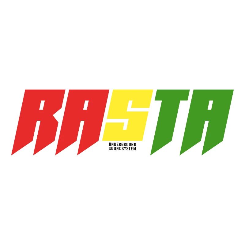 Logo du bloc de couleur Rasta