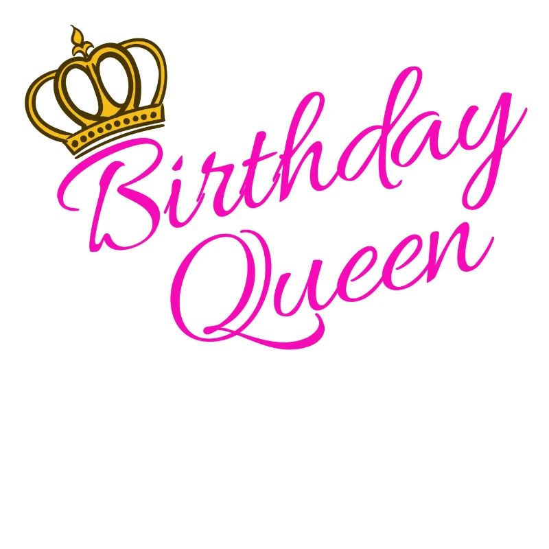 Birthday Queen Partnerlook Statement Cool