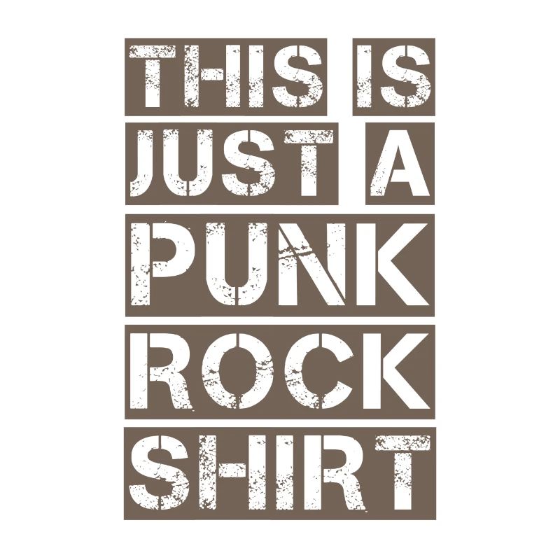 Ceci est juste une chemise Punk Rock Punker Anarchie Ges