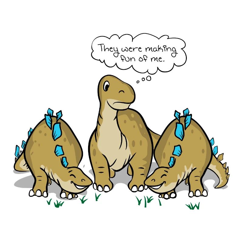 Dinosaurs making fun