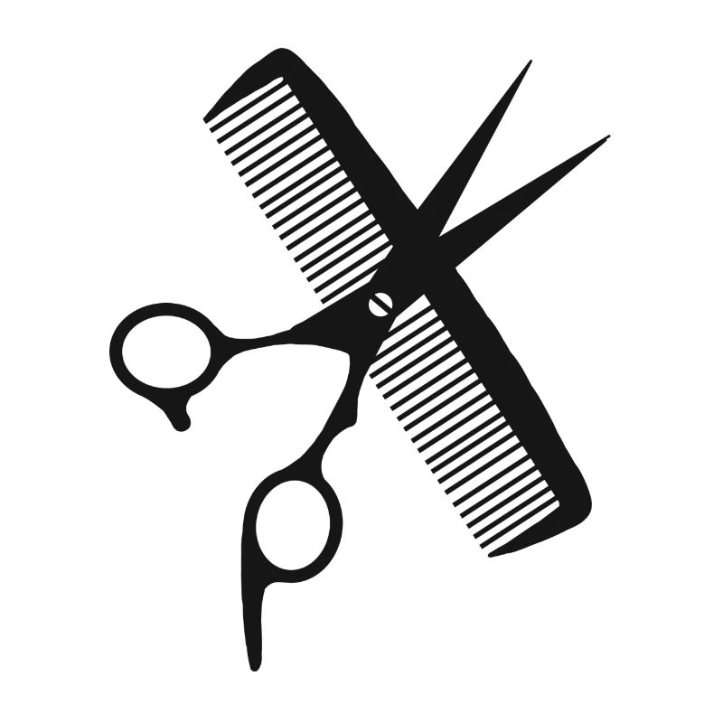 Coiffeur ciseaux coiffeur brosse cheveux peigne