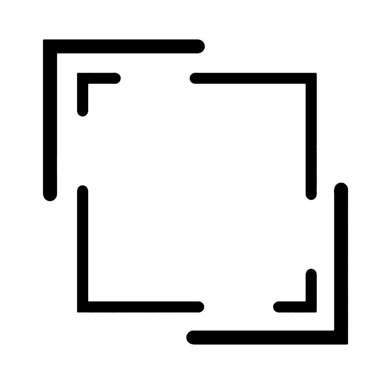 Black frame with lines decoration