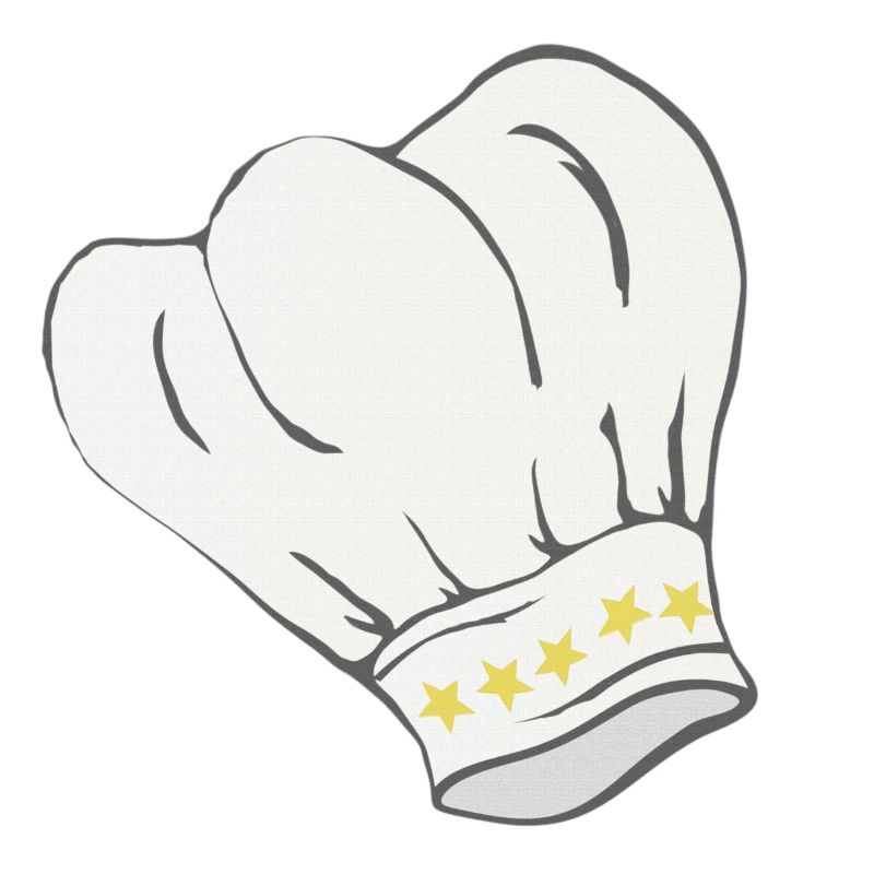 Chef's hat star pattern, cooking, gifting men