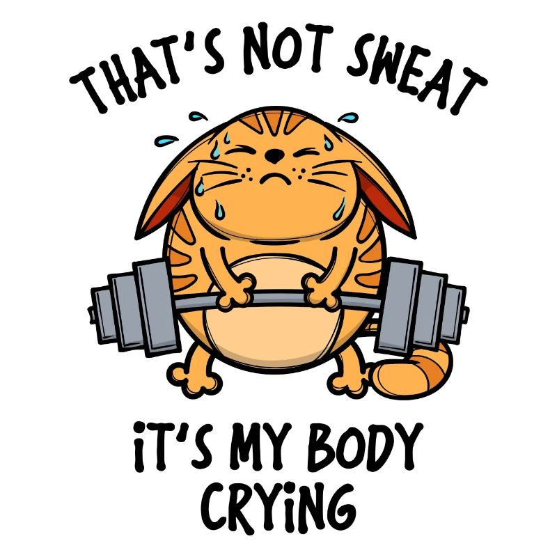 Fitness Training Statement Barbell