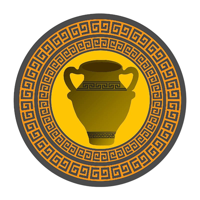 griechisches muster, antike vase griechisch