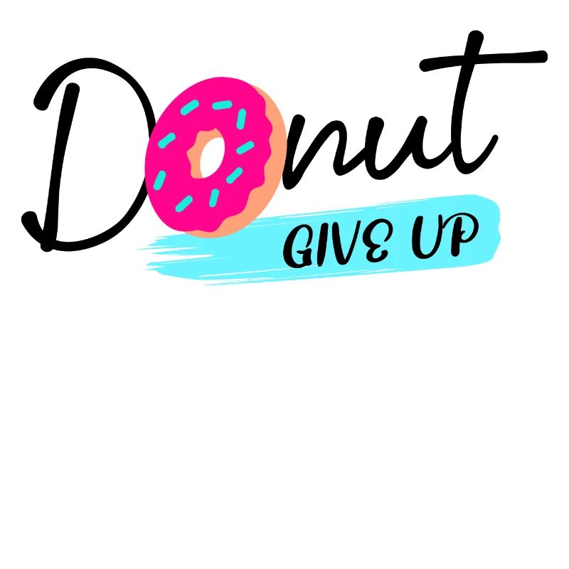 Donut Süßigkeiten Statement Naschen Lecker