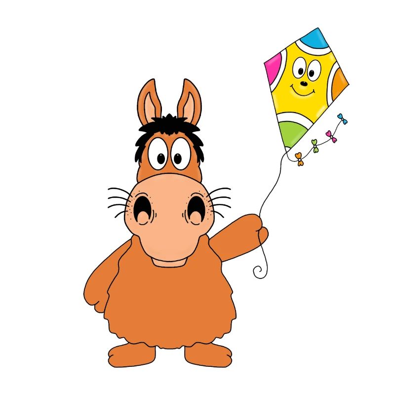 DRACHEN - PONY - PFERD - DRACHENSTEIGEN - KITE