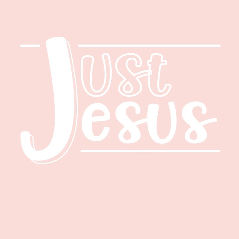 Conception chrétienne Juste Jésus
