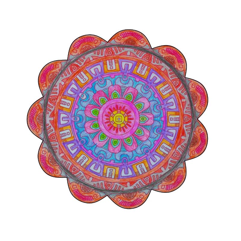 Explosion de couleurs du Cercle Mandala