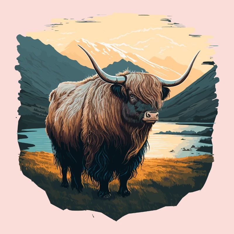 Yak mit See