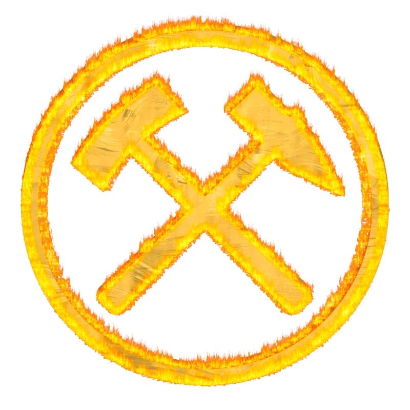 Hammer and Beater Mining Coal Gift