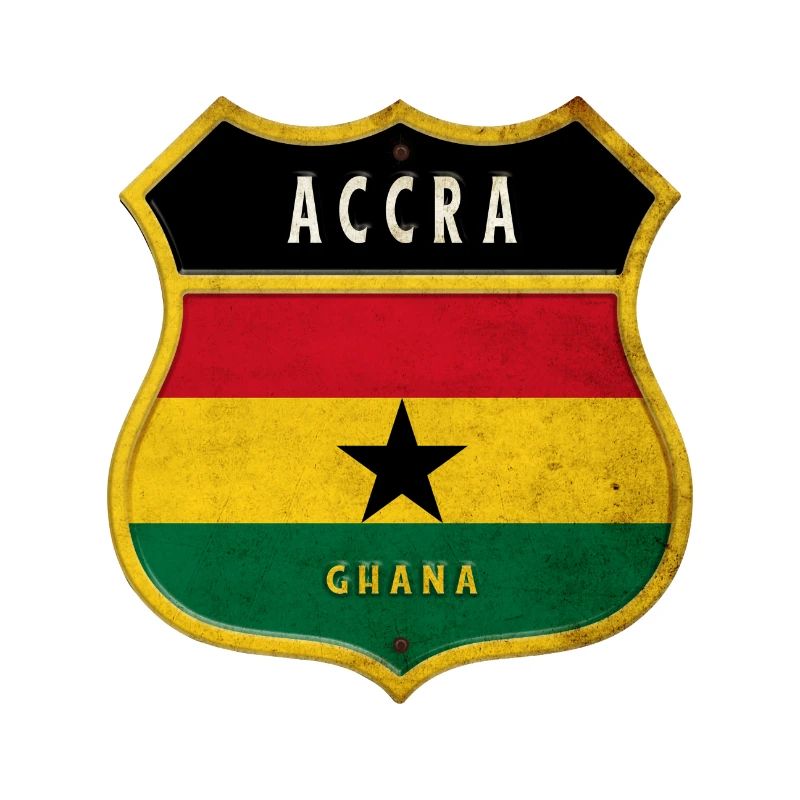 Design du drapeau d'Accra