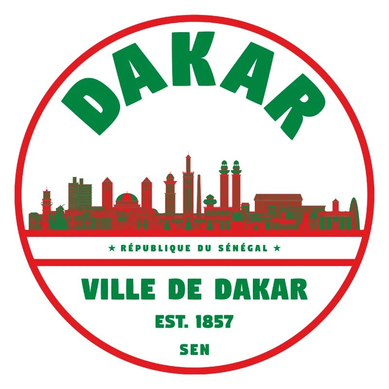 Dakar Skyline Badge