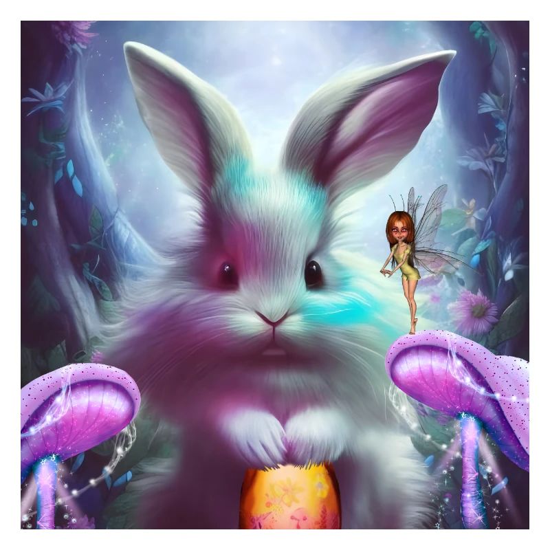 Lapin de Pâques mignon