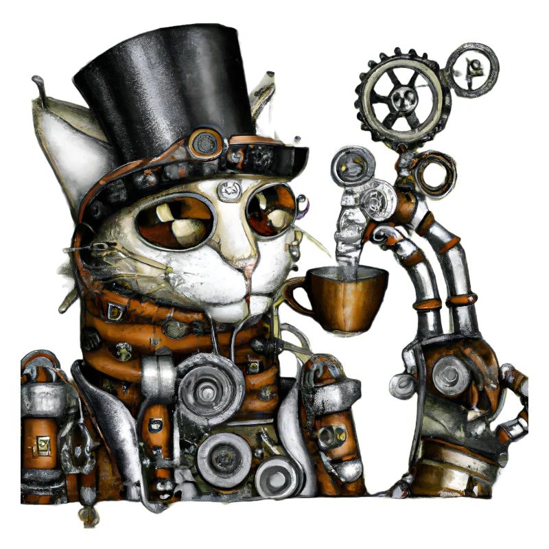 Steampunk Katze