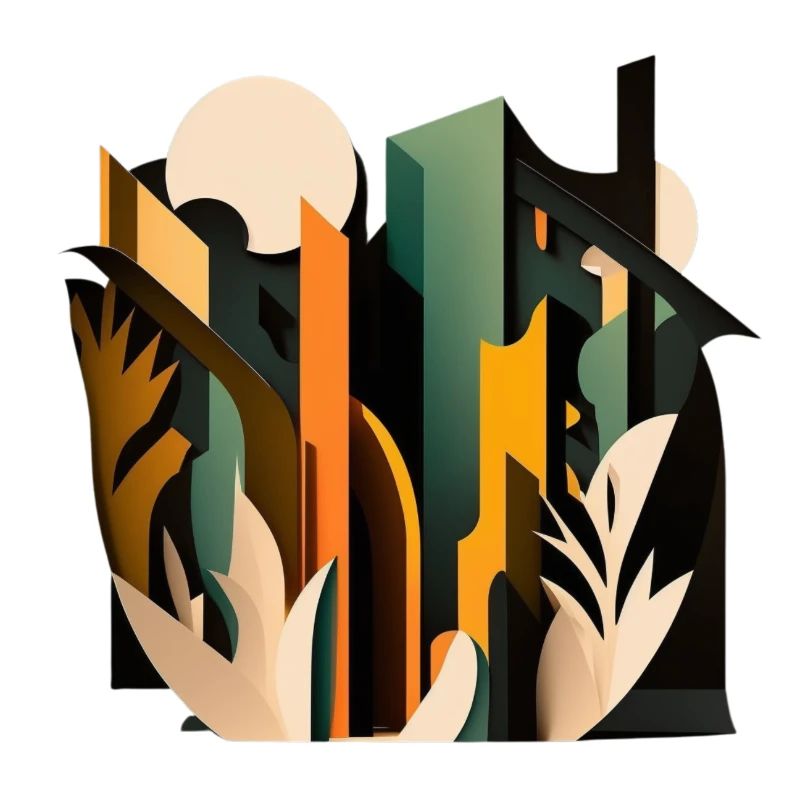 Art abstrait | Jardin | Fleur