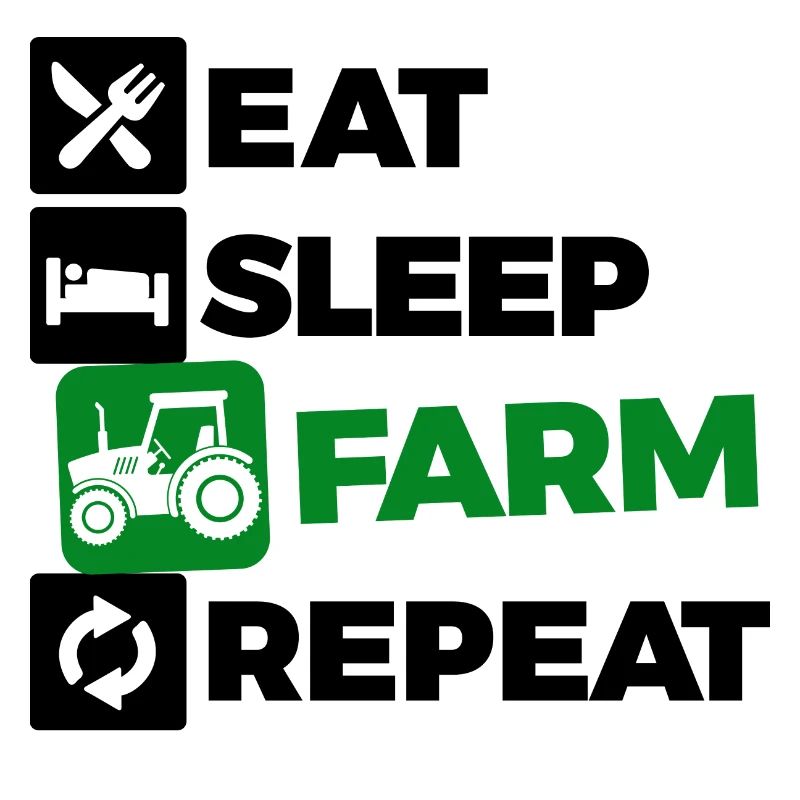 Kraftfahrzeug Traktor Statement Ackerbau Biobauer