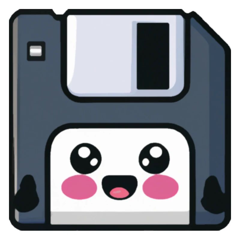Floppy disk! Nostalgic technology!
