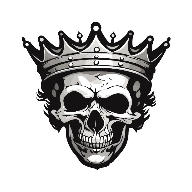 Crown / Skull / Skeleton / Gothic / Horror
