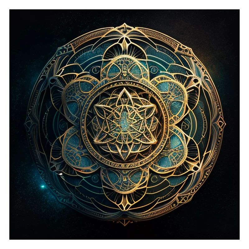 Mandala doré
