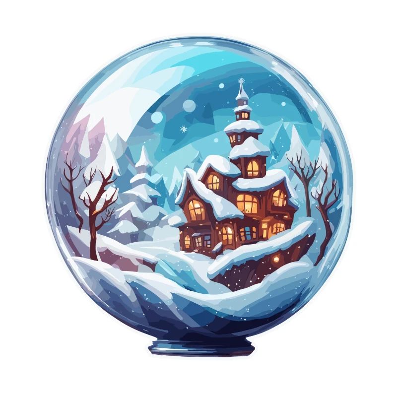 Snow Globe / Winter Magic / Snow / Souvenir