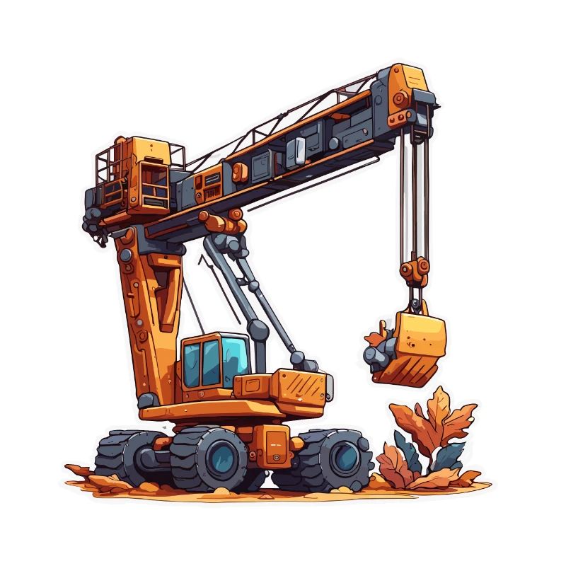 Kran / Baustelle / Seilwinde / Kransystem
