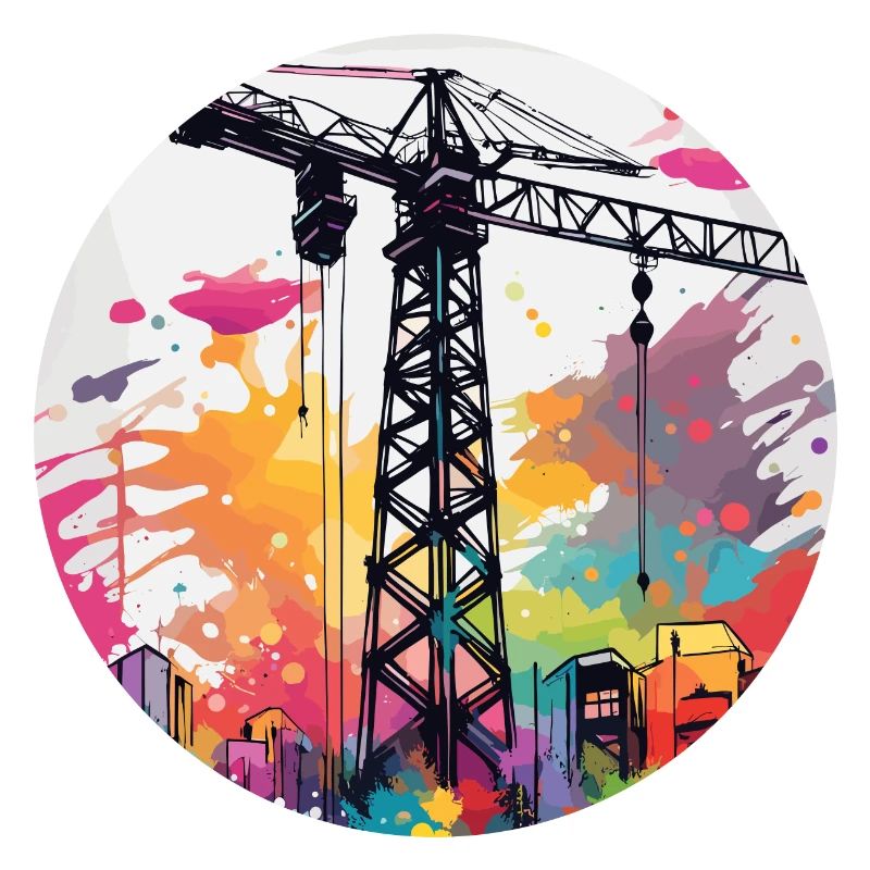 Grue / de chantier / treuil / système de grue