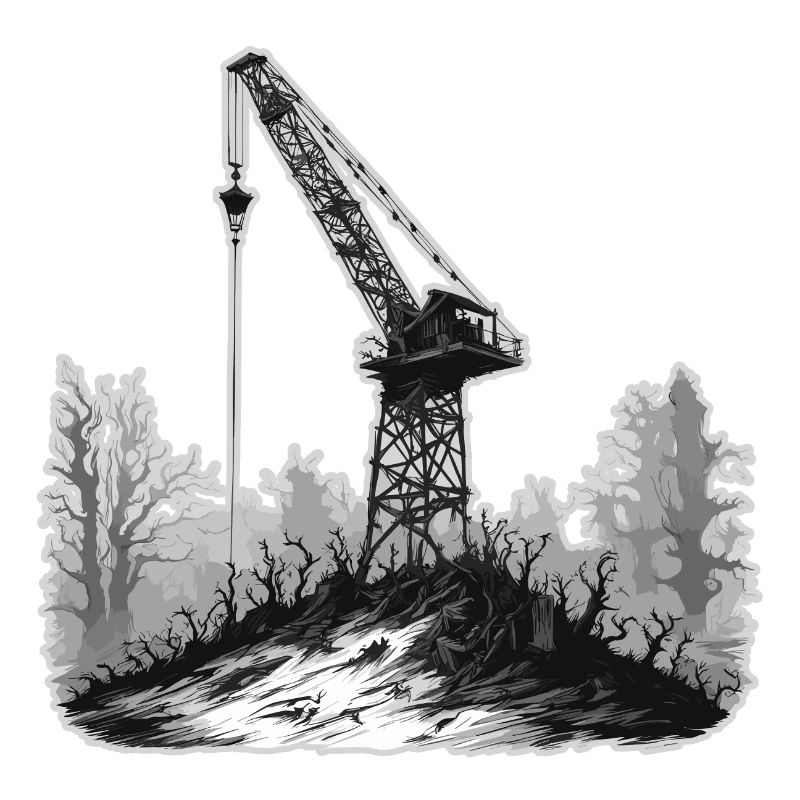 Grue / de chantier / treuil / système de grue