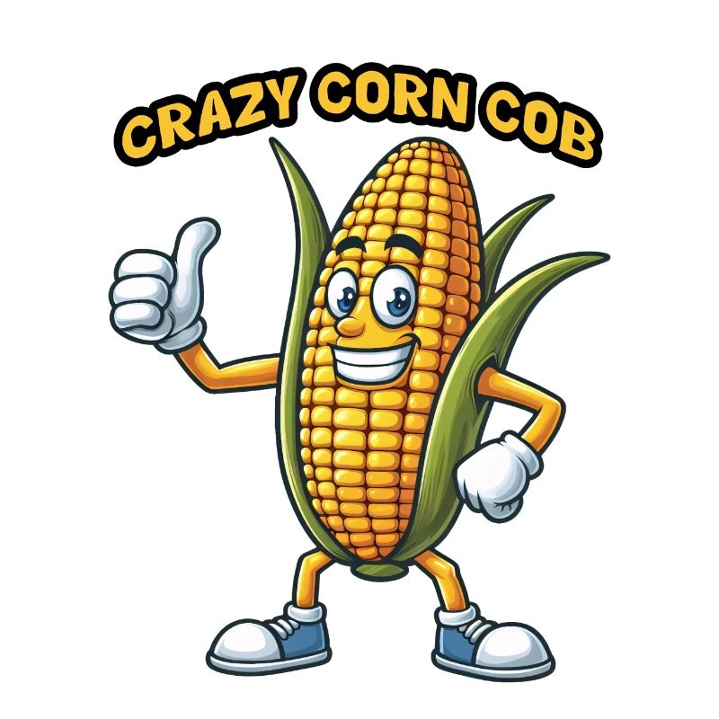 Crazy Veggies: Corn Cob Thumbs Up