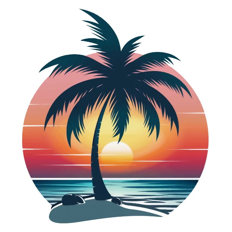 Palm Tree Sunset