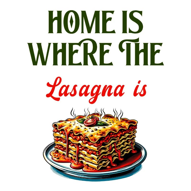 C'est à la maison que se trouvent les lasagnes
