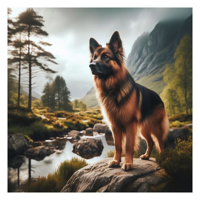 German Shepherd Art