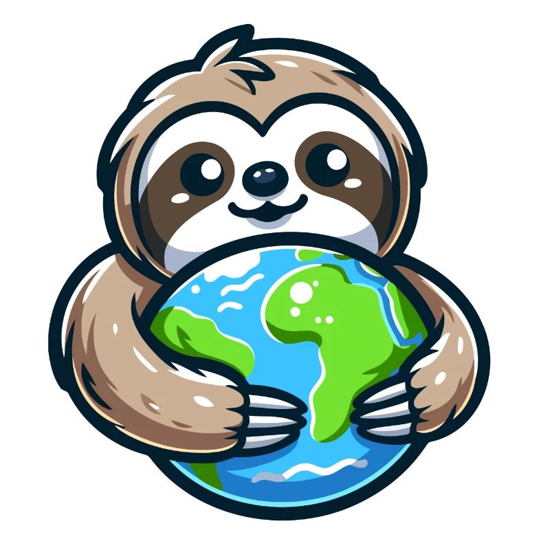 Umarme das Erdfaultier