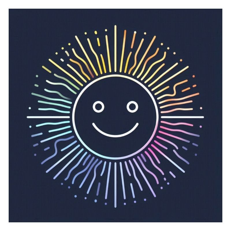 A cool, cheerful sun