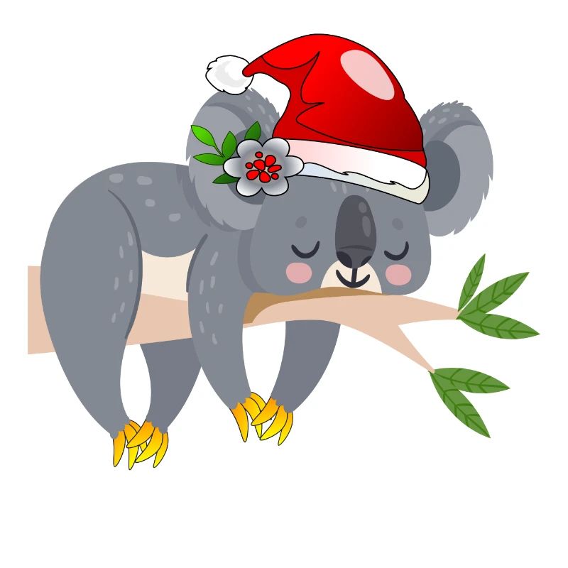 OURS KOALA DE NOËL