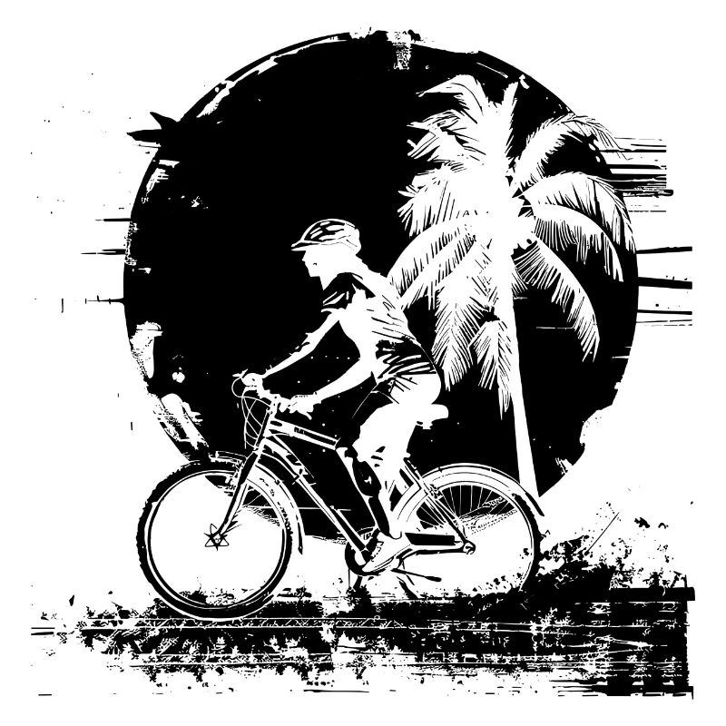 Radfahrerin Mädchen