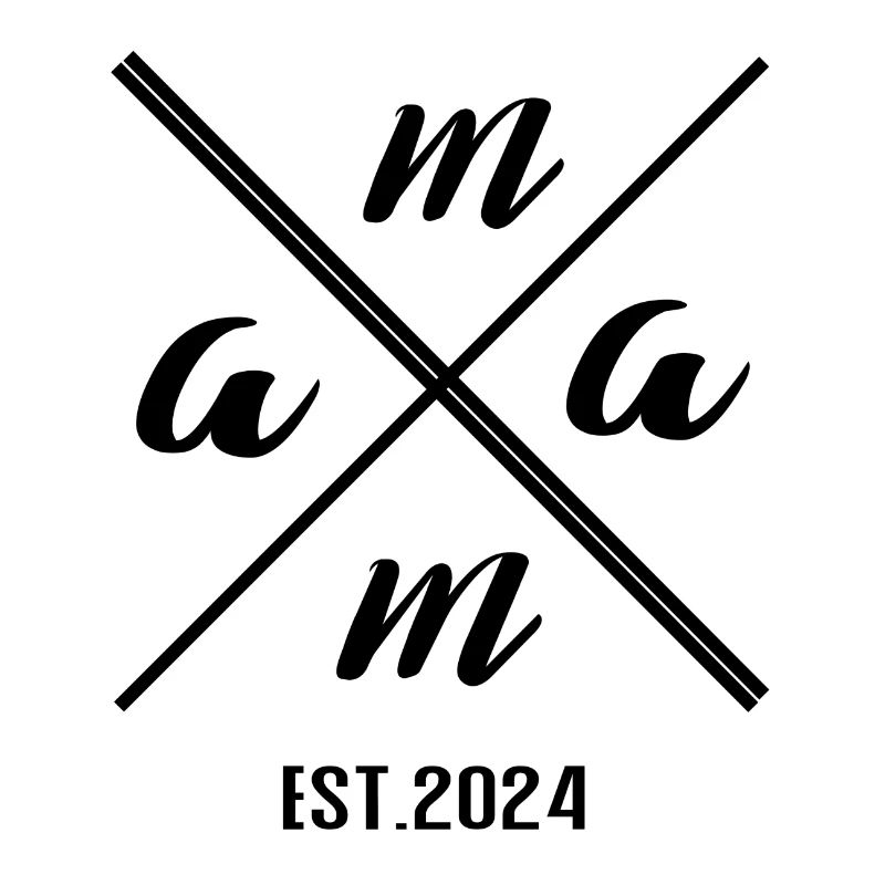 Mama Established 2024 – Minimalist Geschenk Design