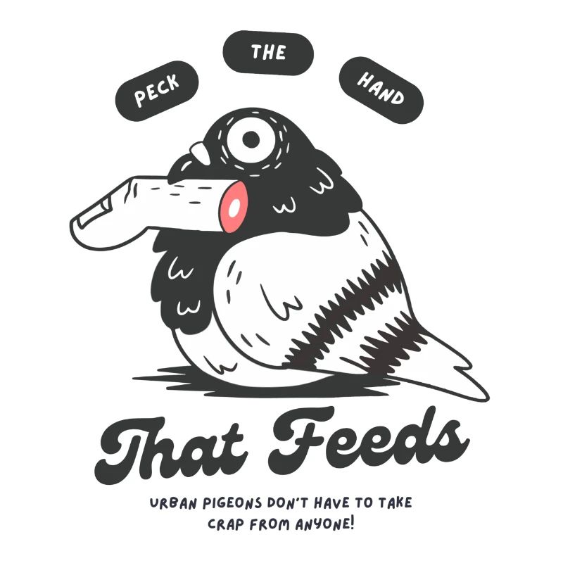 Peck The Hand That Feeds – Satirical Dove