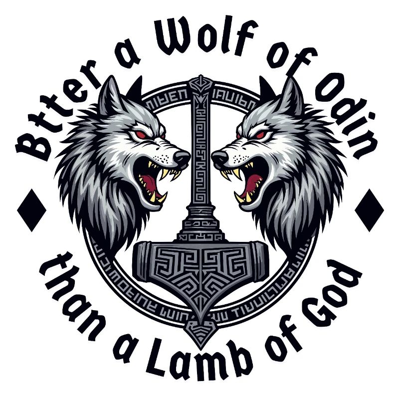 Lieber ein Wolf Odins als ein Lamm Gottes