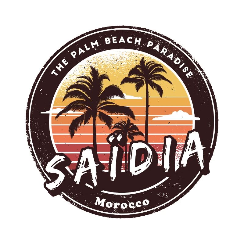 Saïdia Morocco Palm Tree Design