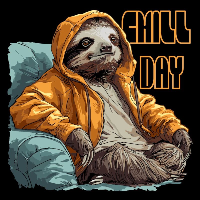 Sloth chill day