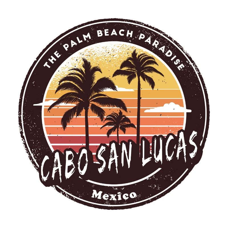 Cabo San Lucas Mexico Palm Trees Beach Design