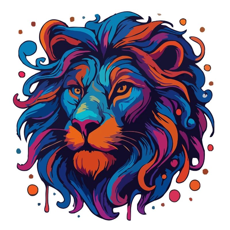 Neon Löwe