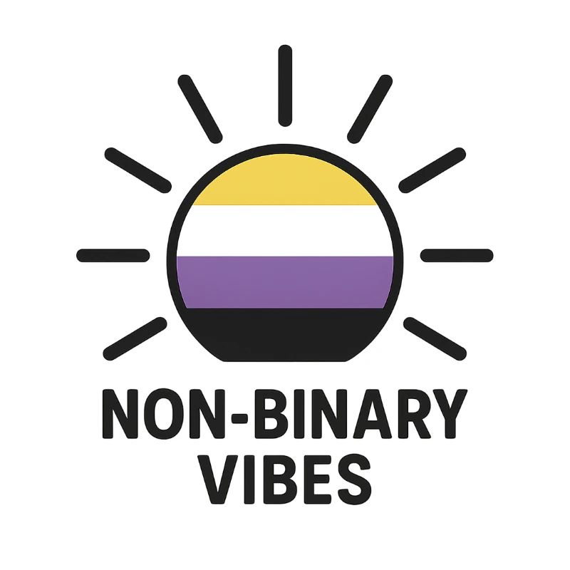 Non-Binary Vibes Sonnenlogo