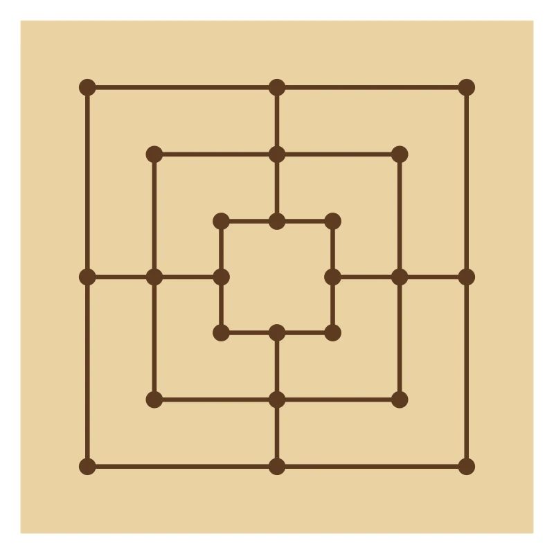 Mill Game Board